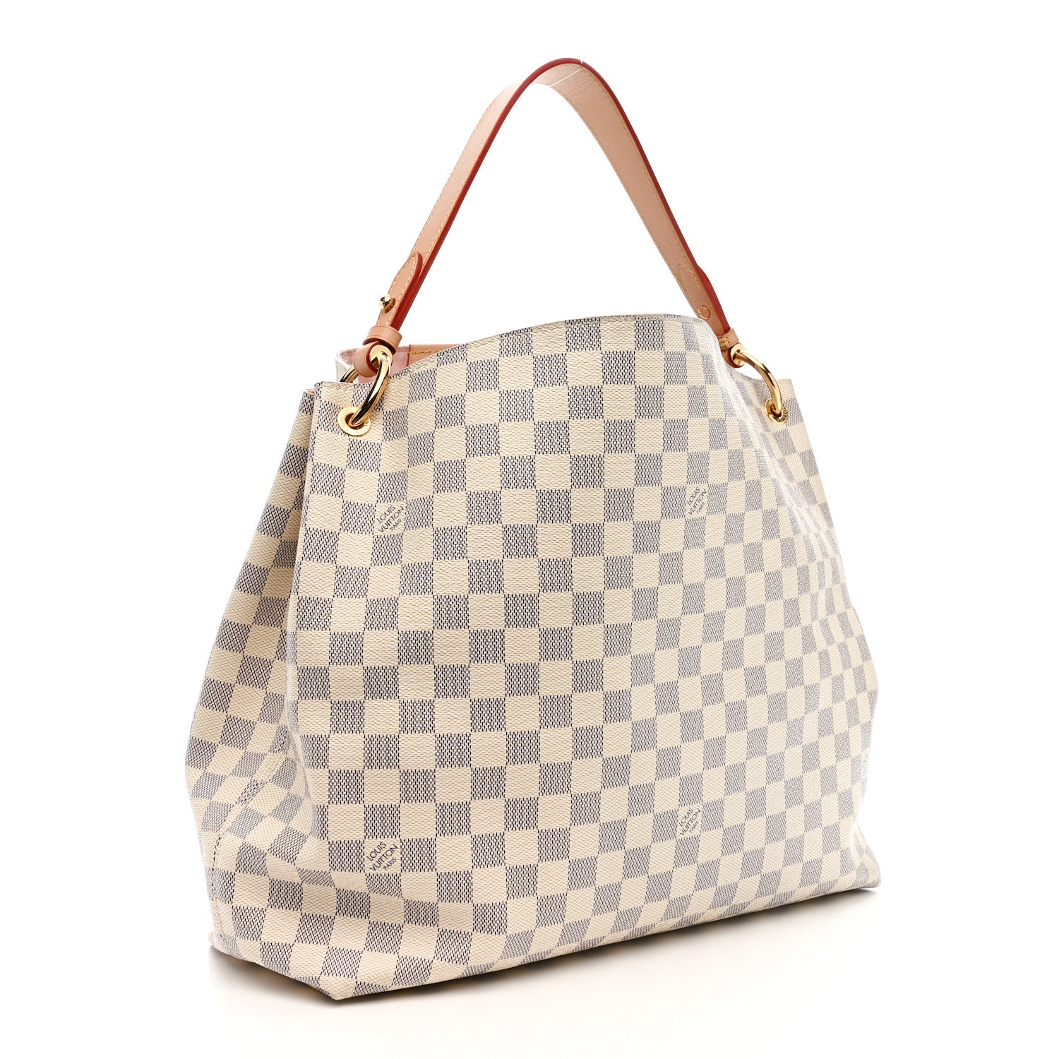 Damier Azur Graceful MM Rose Ballerine