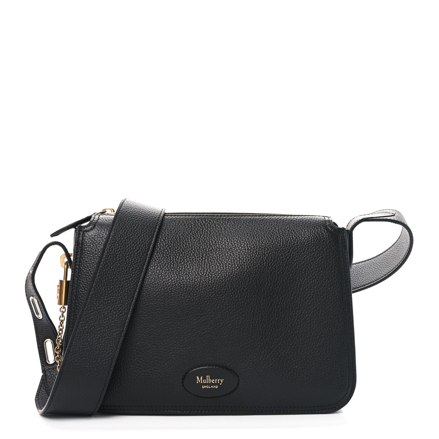 Small Classic Grain Billie Crossbody Bag Black