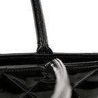 Patent Medallion Tote Black