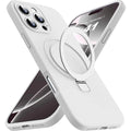 Entronix [Magnetic] Case Compatible with iPhone 16 Pro - Soft-Touch Liquid Silicone Gripstand