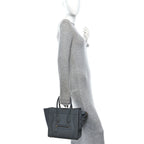 Baby Drummed Calfskin Micro Luggage Kohl