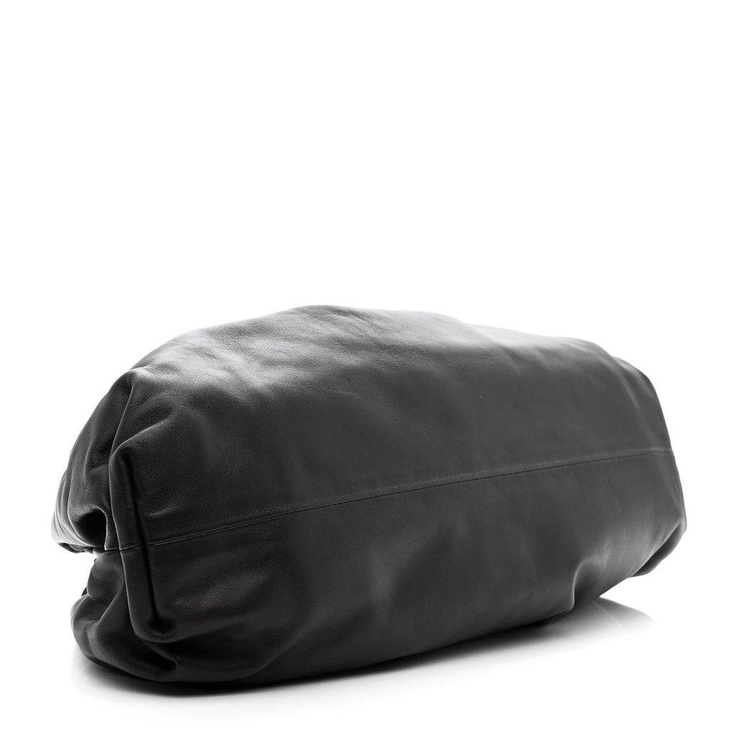Smooth Butter Calf The Pouch Oversized Clutch Fondant