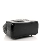 Aged Calfskin Quilted Small Gabrielle Backpack Black