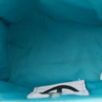 Vegan Leather Small Shopping Bag Pool Blue