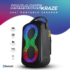 Karaoke Kraze 2x 4-Inch Portable Bluetooth Speaker