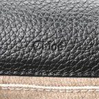 Calfskin Nano Marcie Saddle Bag Black