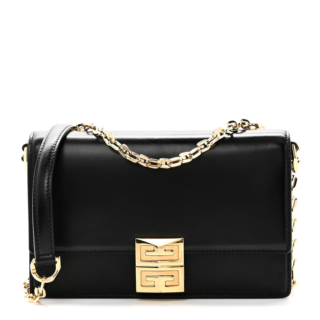 Calfskin Small 4G Chain Shoulder Bag Black