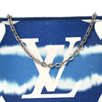 Monogram Giant Escale Double Zip Pochette Blue