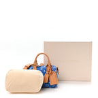 Calfskin Monogram Speedy P9 Bandouliere 20 Blue