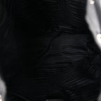 Tessuto Nylon Saffiano Medium Backpack Black