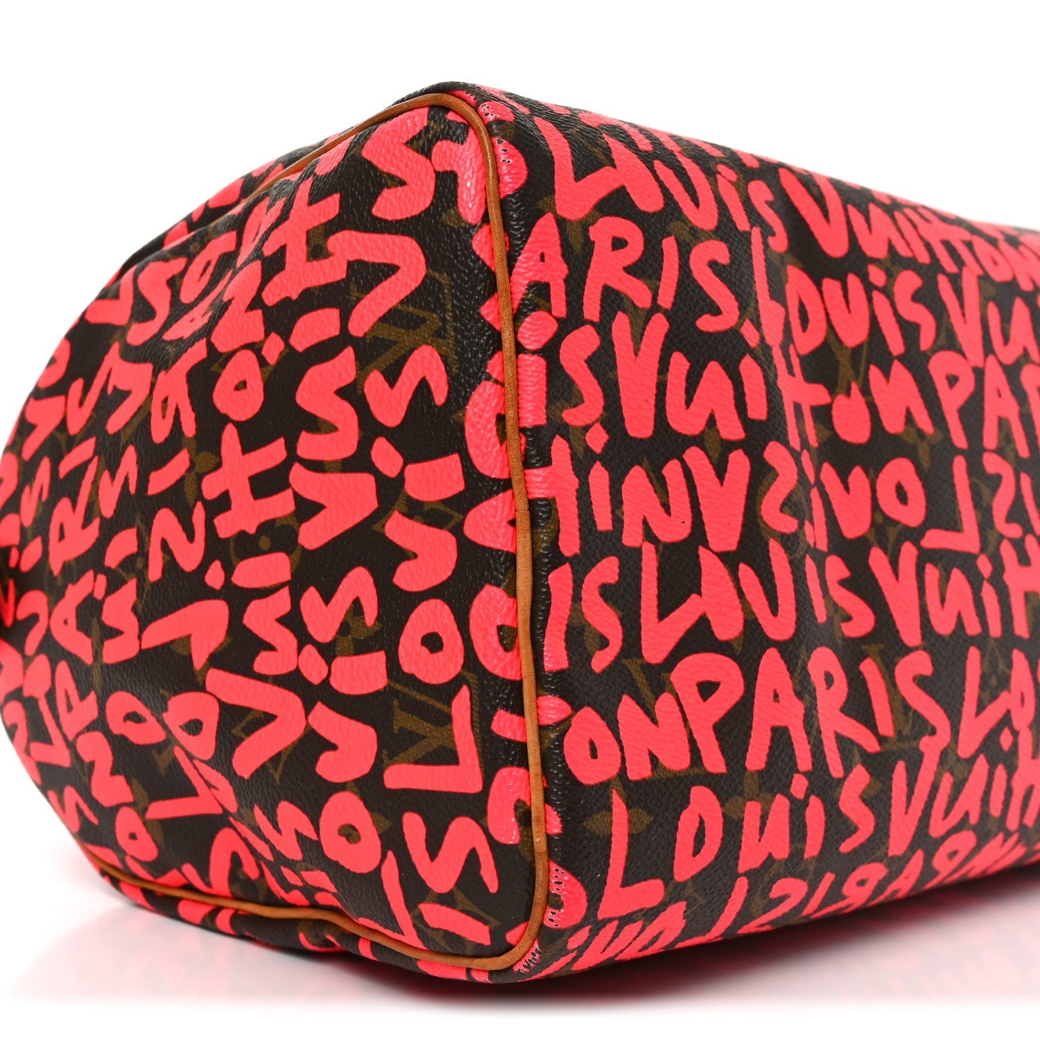 Monogram Graffiti Speedy 30 Fuchsia