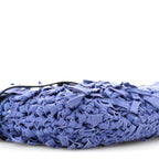 Canvas Fringe Hug Shoulder Bag Blue