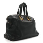 Vitello Dolce Marmol Large Chameleon Tote Black