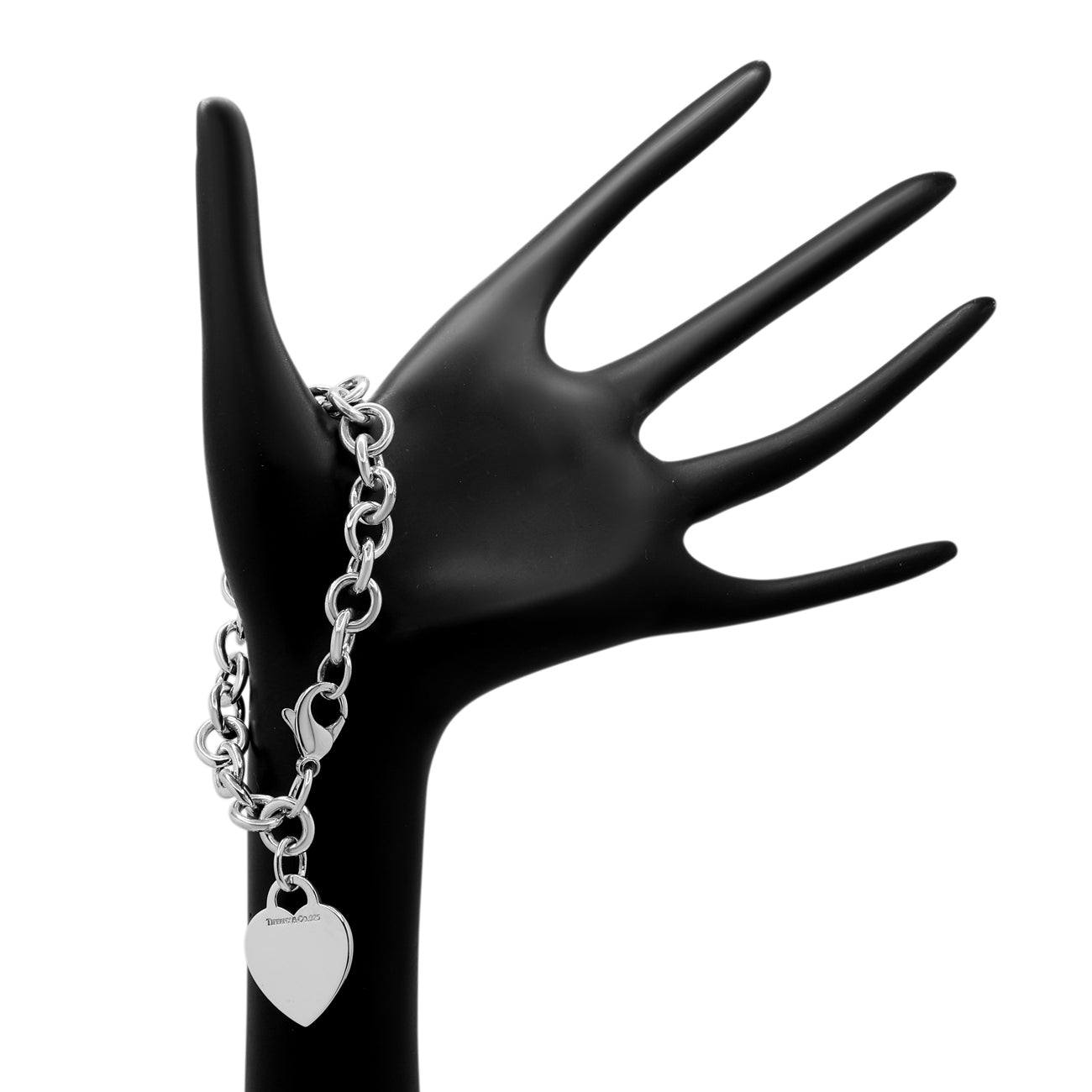 Tiffany & Co. Armband mit Herzanhänger aus Sterlingsilber