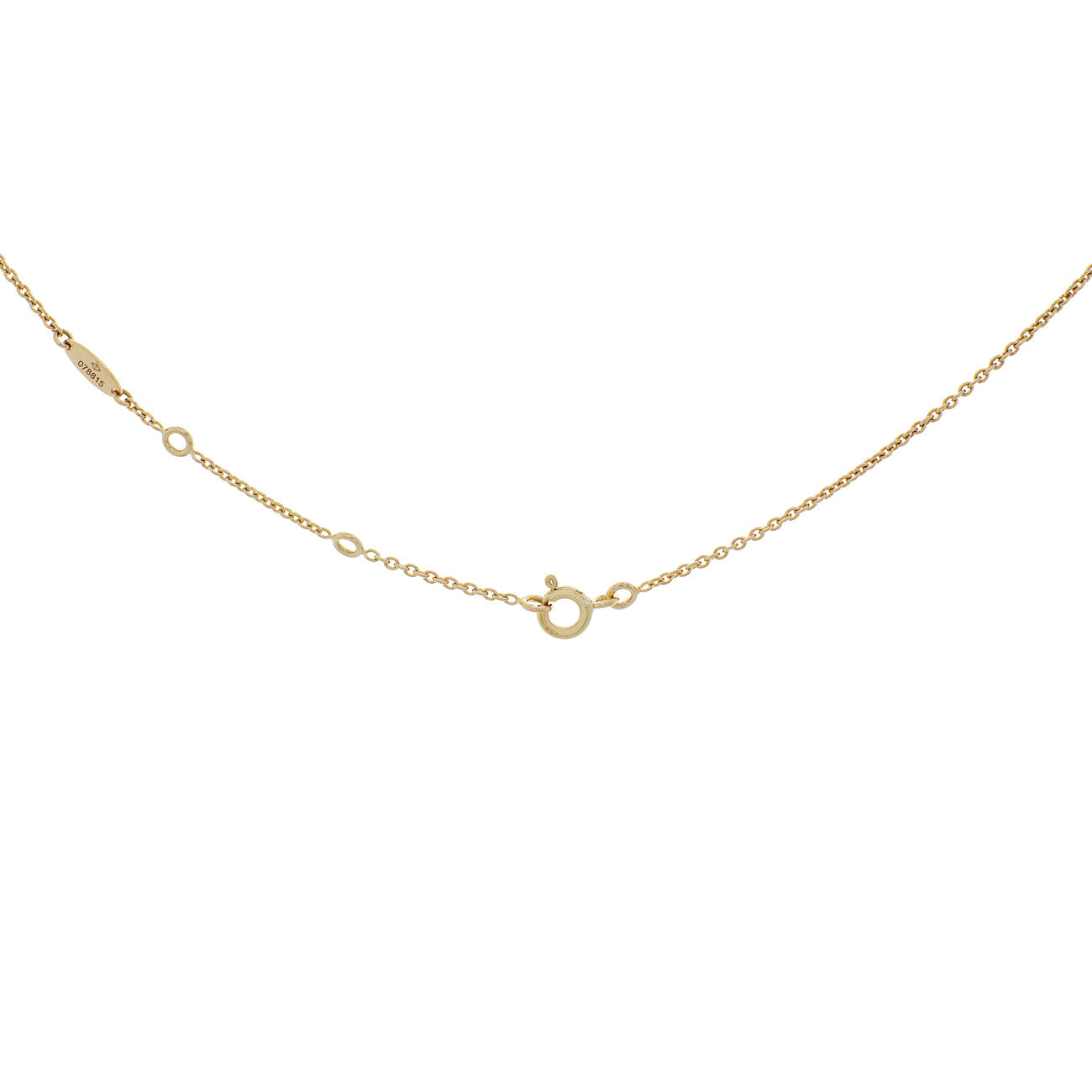 Christian Dior 18K Gelbgold Diamant Perlmutt Rose des Vents Halskette