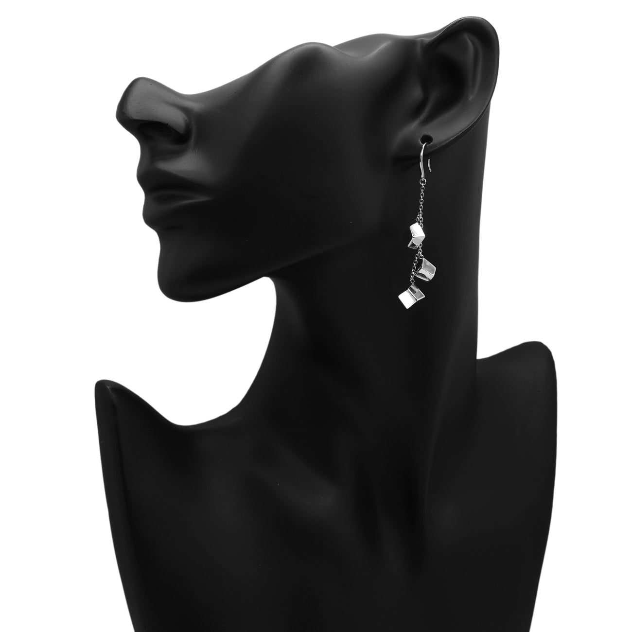 Tiffany & Co. Sterling Silber Frank Gehry Torque Ohrringe