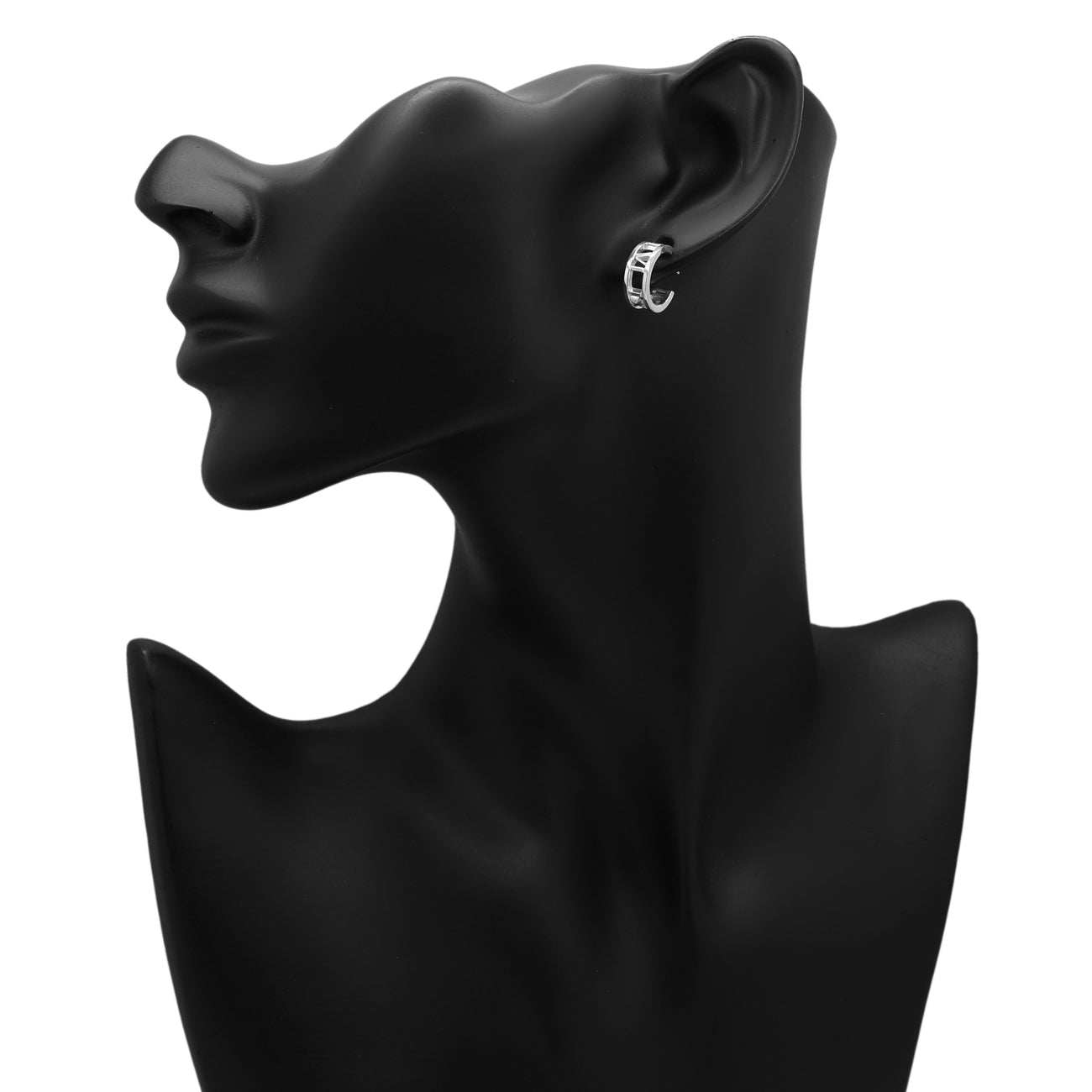 Tiffany & Co. Sterling Silber Atlas Kreolen