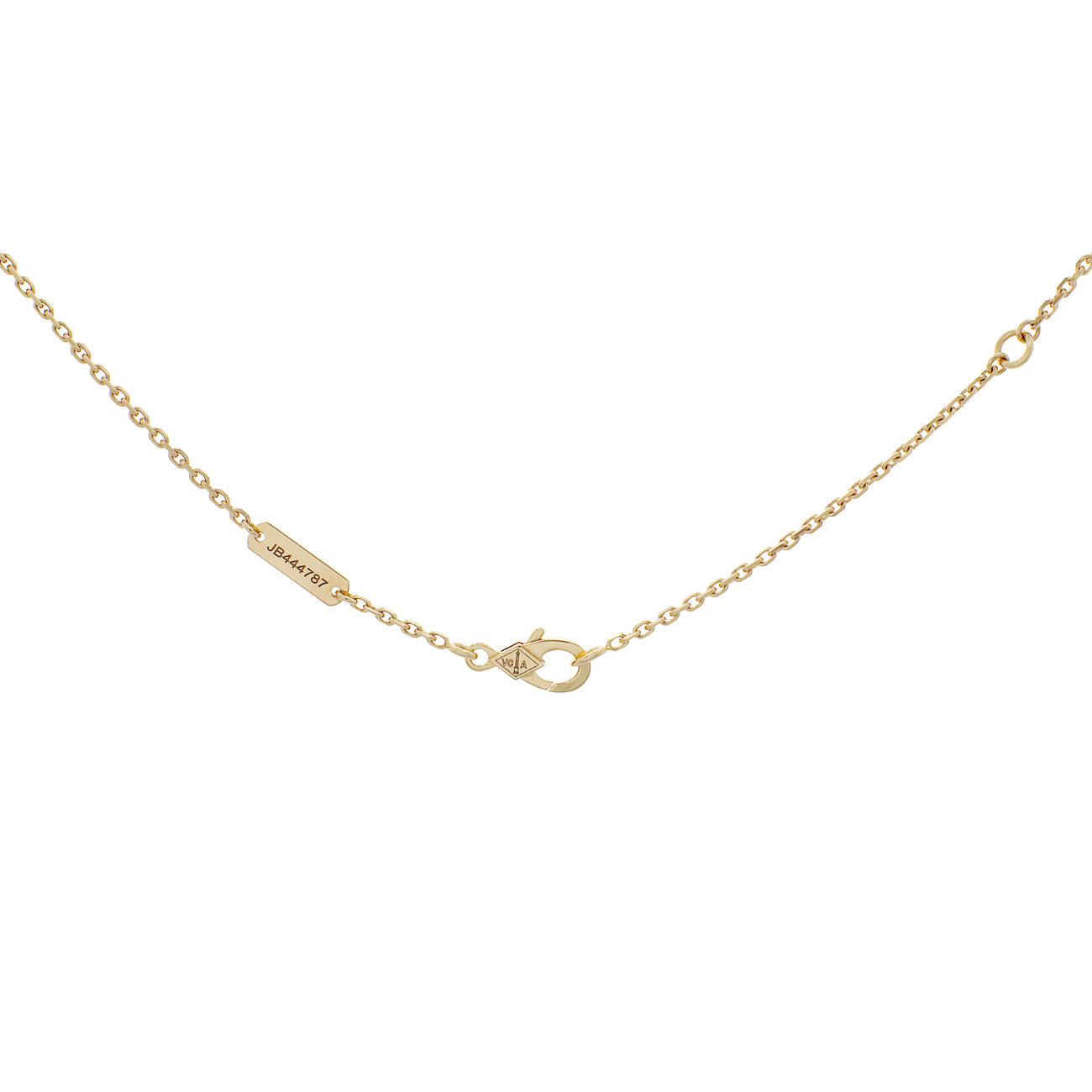 Van Cleef & Arpels Vintage Alhambra Anhänger aus 18 Karat Gelbgold & Onyx