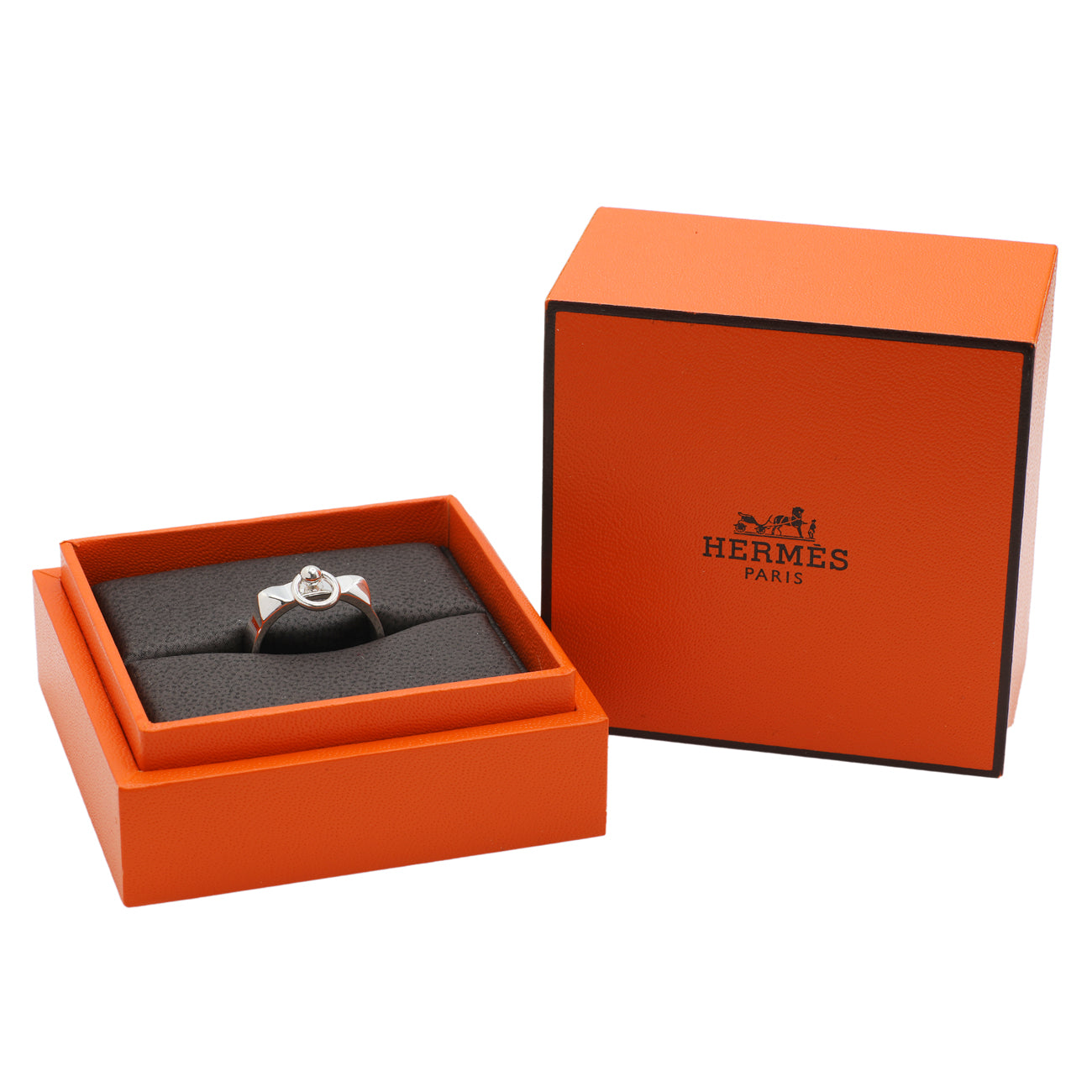 Hermes Sterling Silber Collier De Chien Ring