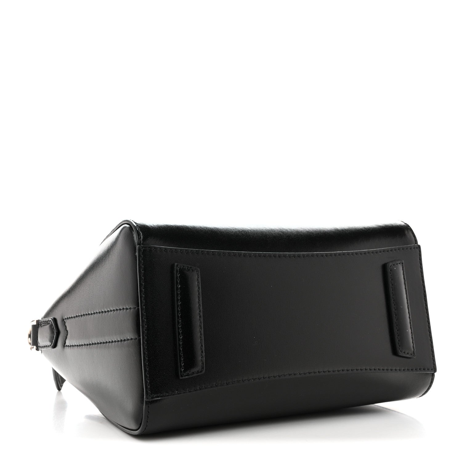 Shiny Lord Calfskin Mini Antigona Black