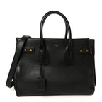 Grained Calfskin Small Supple Sac De Jour Black