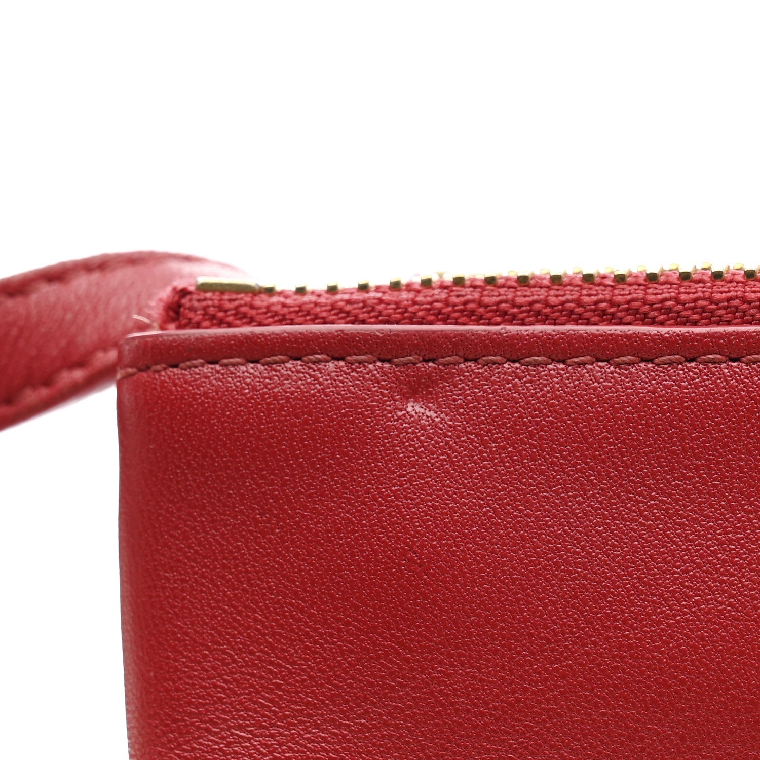 Lambskin Large Trio Crossbody Bag Red