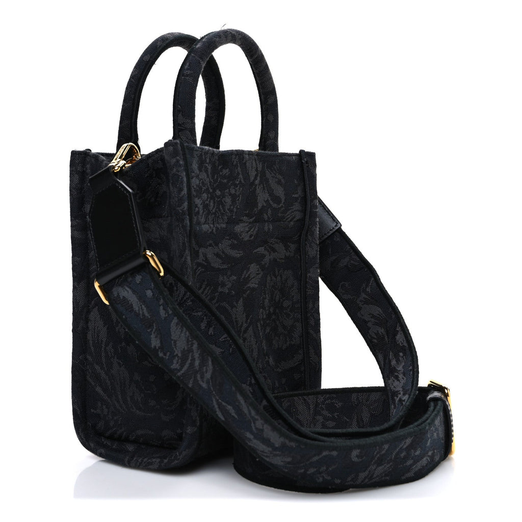 Jacquard Barocco Mini Athena Tote Black