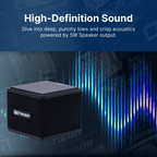 1-Pair Instant Connect Sound Blox Wireless Magnetic Stackable Speakers