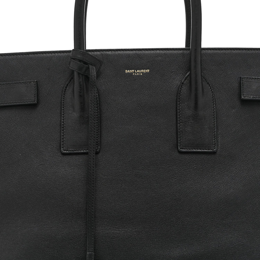 Calfskin Large Sac de Jour Carryall Black