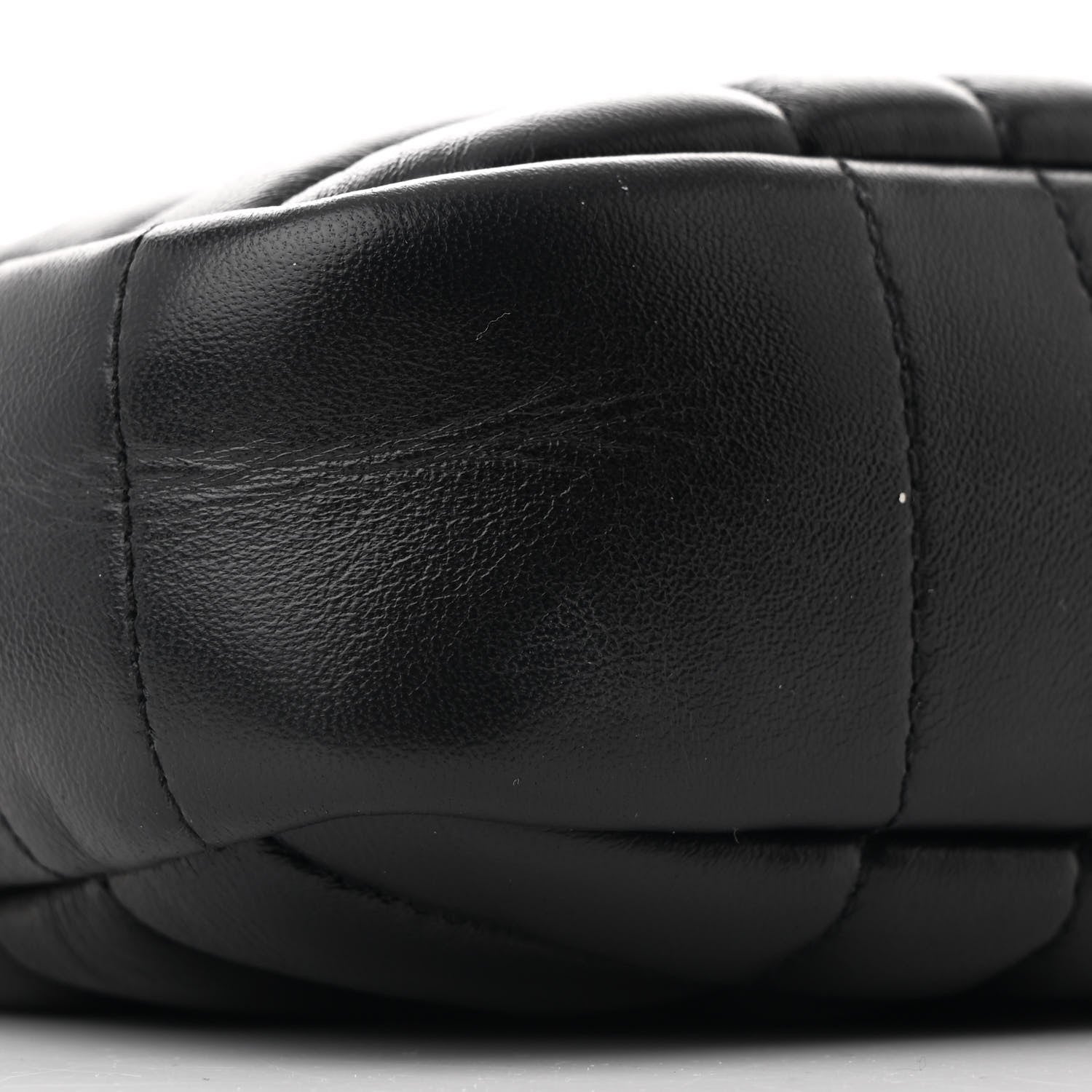 Calfskin Quilted Small Lola Camera Bag Black