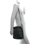 Guccissima Flat Messenger Bag Black