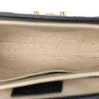 Oblique Square DiorAddict Flap Navy Blue