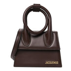 Smooth Calfskin Le Chiquito Noeud Dark Brown
