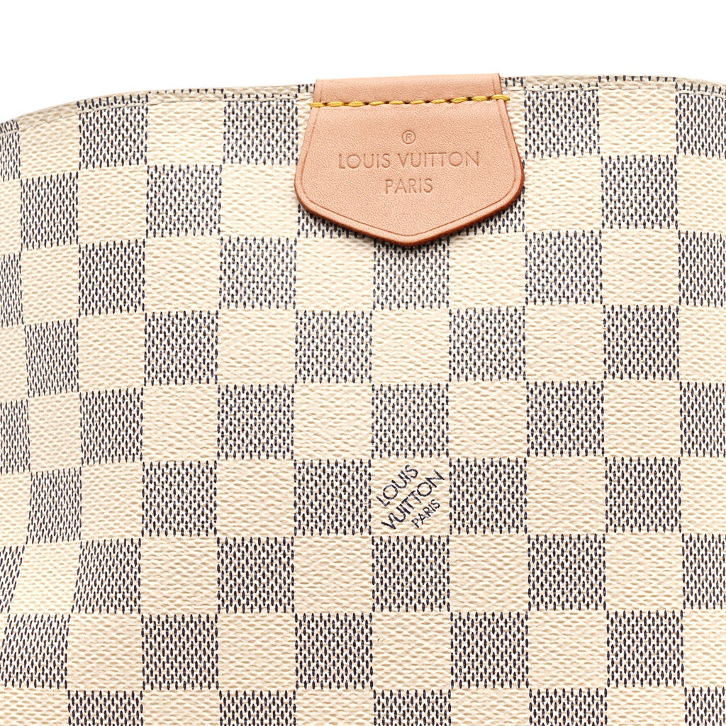 Damier Azur Graceful MM Rose Ballerine