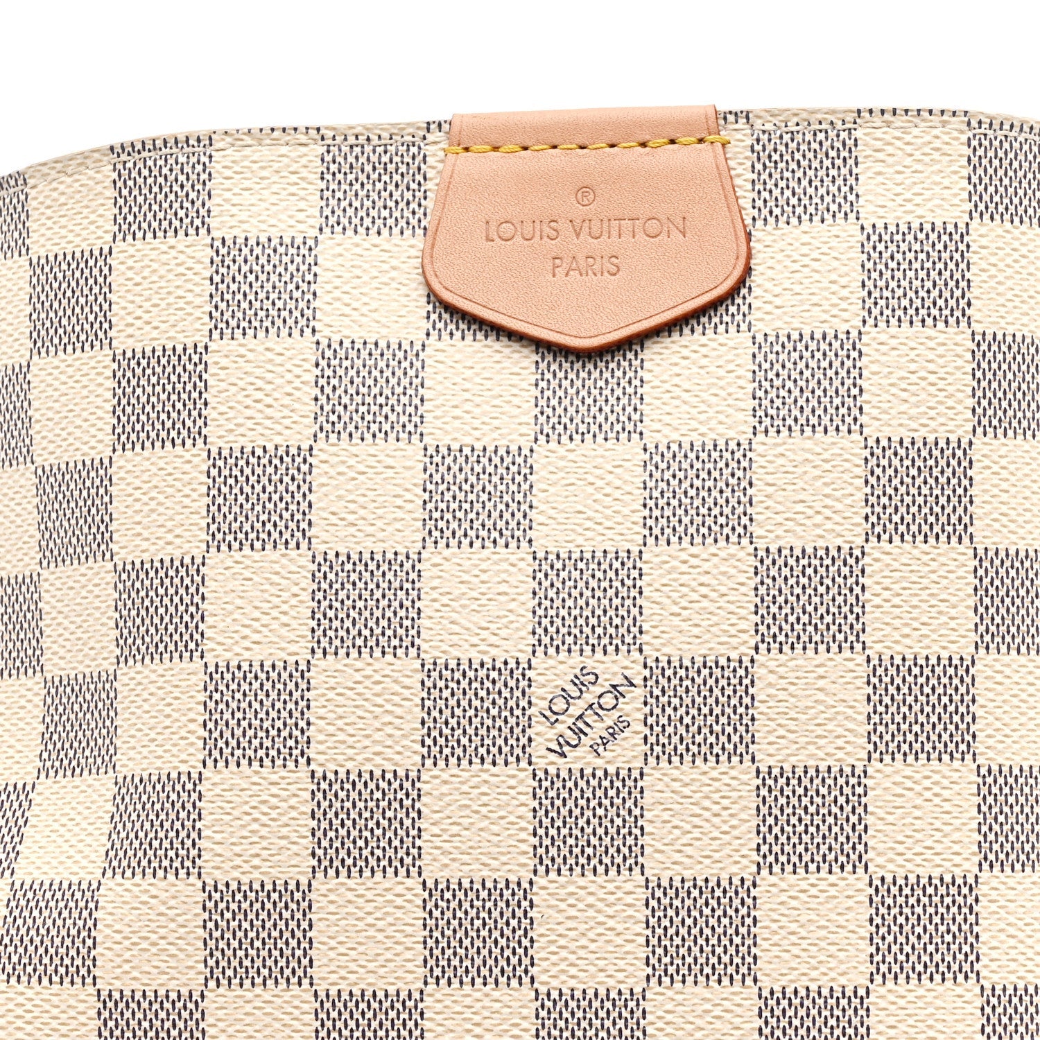 Damier Azur Graceful MM Rose Ballerine