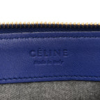 Lambskin Large Trio Crossbody Bag Indigo