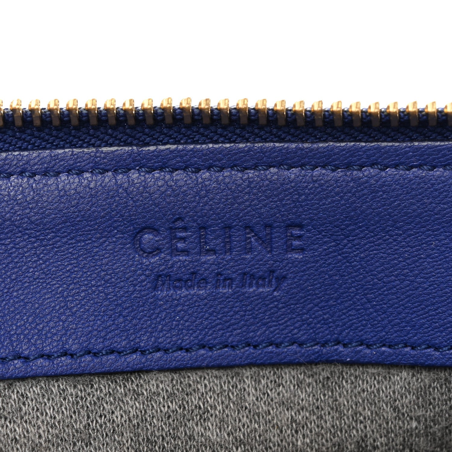Lambskin Large Trio Crossbody Bag Indigo