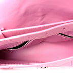 Semi Shiny Smooth Calfskin Small Downtown Shoulder Bag Candy Pink