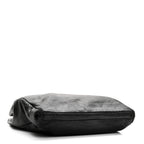 Calfskin Perforated Drill Tote Bag Black