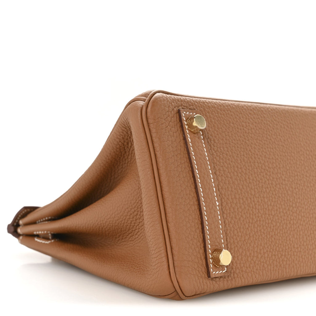 Togo Birkin 25 Gold