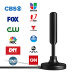 5600Miles Upgraded TV Antenna HDTV Amplified Digital 4K 1080P Long Range Indoor - 25dBi (Self Adhesive Type)