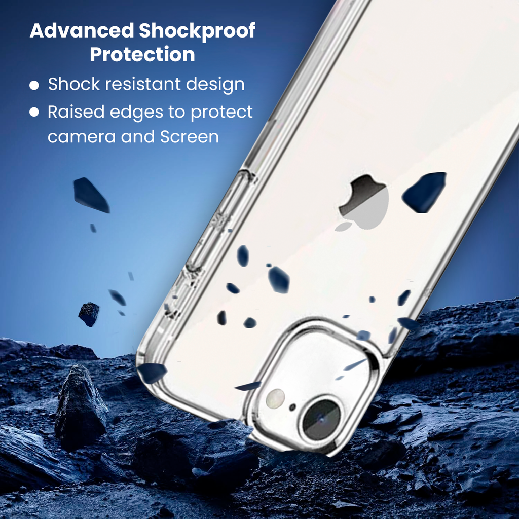 Entronix Case Compatible with iPhone 16E - [Flexible] TPU Clear