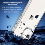 Entronix Case Compatible with iPhone 16E - [Flexible] TPU Clear
