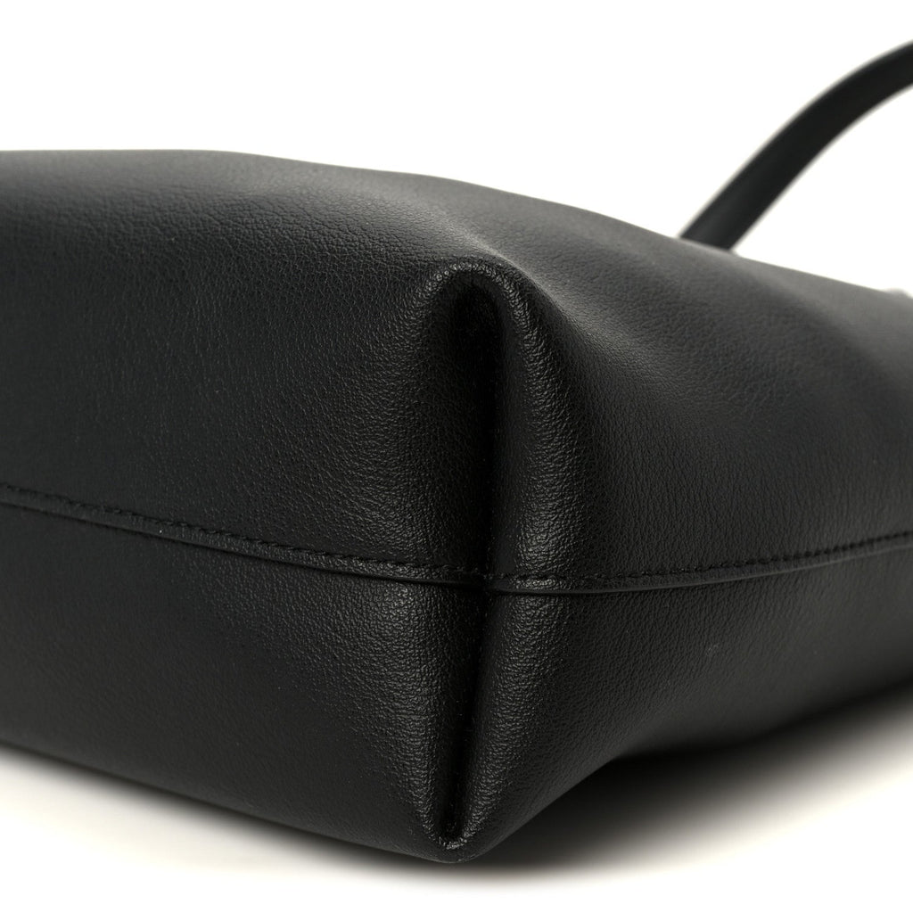 Calfskin Toy Shopping Tote Black