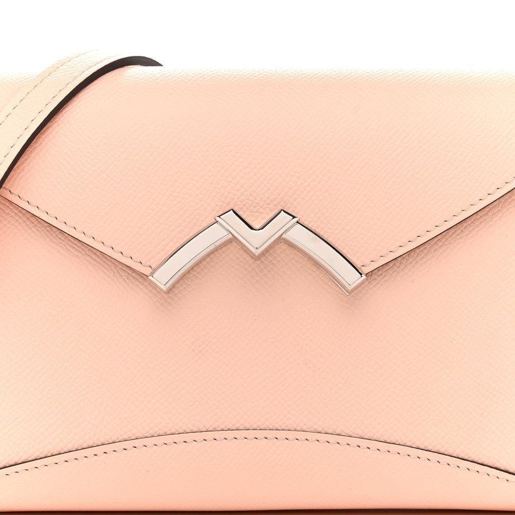Carat Calfskin Gabrielle Reporter Shoulder Bag Petal