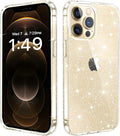 Entronix Case Compatible with iPhone 12 Pro Max - [Hard Back] Glitter Clear