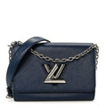 Epi Twist Shoulder Bag MM Navy
