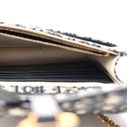Oblique Saddle Chain Pouch Blue