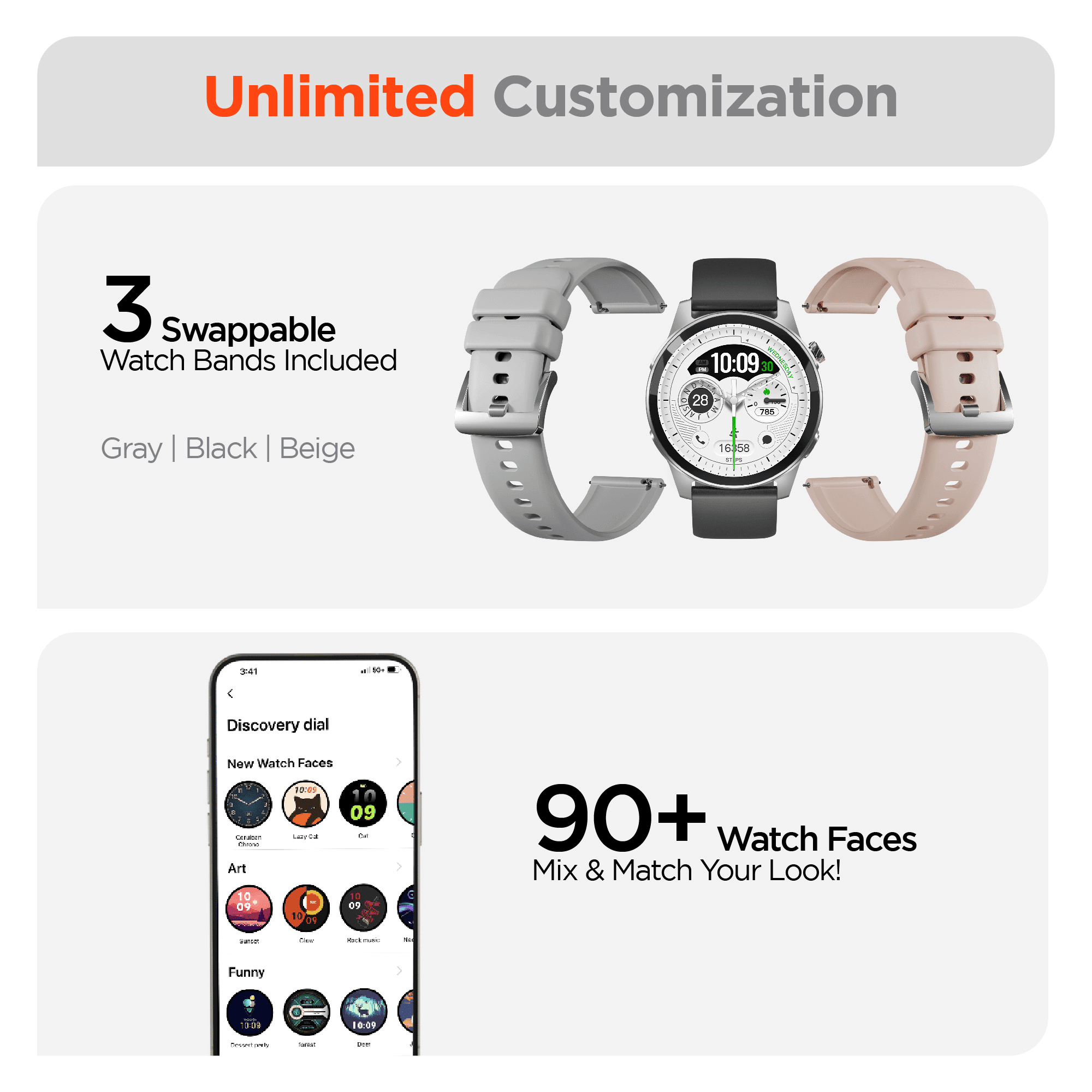 SmartWatch + Fitness Tracker