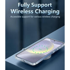 Entronix Case Compatible with Galaxy S25 FE - [Hard Back] Clear Cover